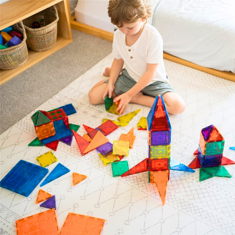 TileTek Magnetic Tiles Builder Set 110 Pieces