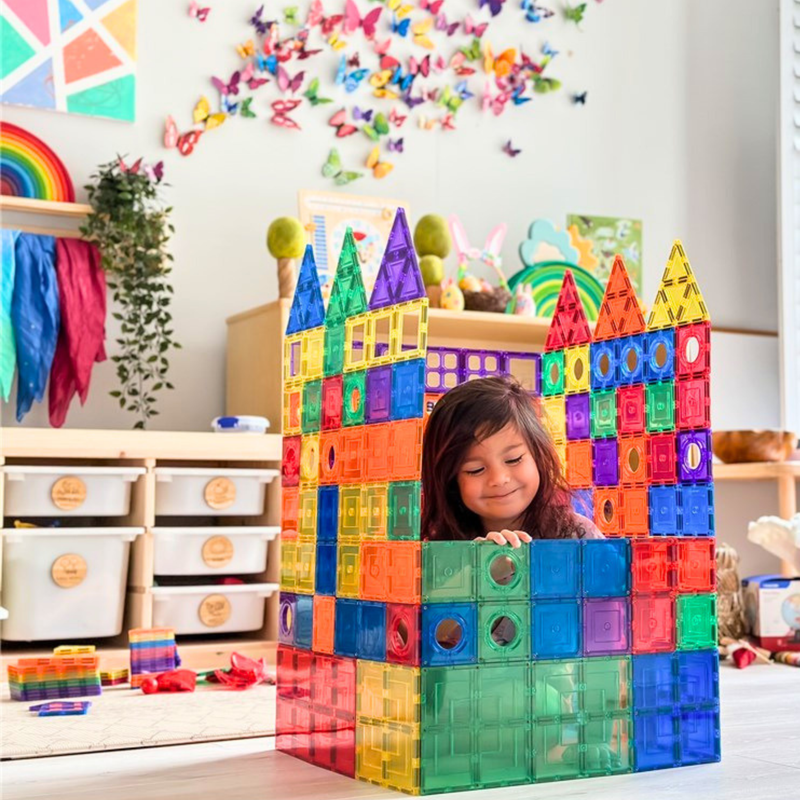 TileTek Magnetic Tiles Builder Set 110 Pieces