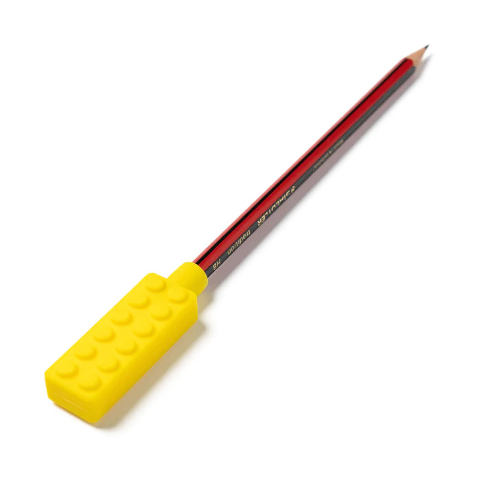 Building Block Pencil Topper Sensory Chew