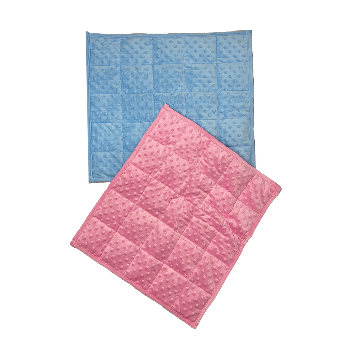PINK Weighted Lap Pad Snuggly Tactile Soft Blanket for Kids