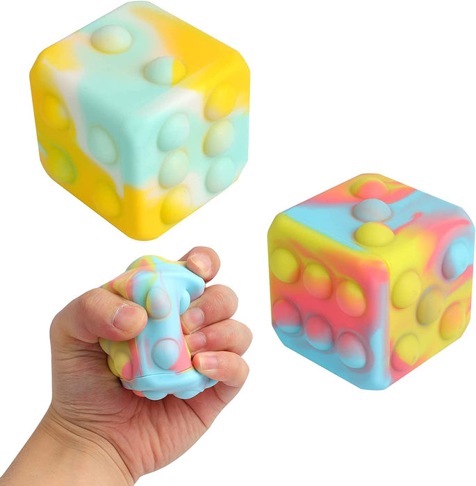 Press Bubble Ball Pop Cube Fidget Toy