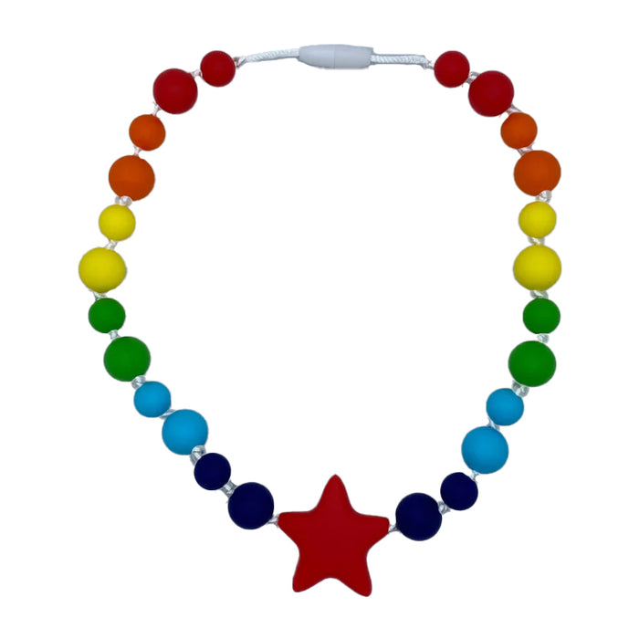 Chewlery Starlight Rainbow Sensory Chew Necklaces