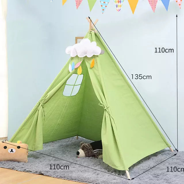 Children's Teepee Tent (White)