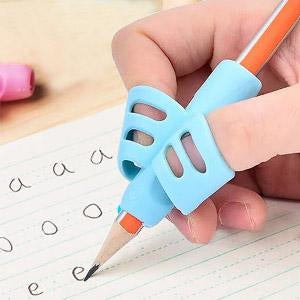 Two Finger Pencil Grip For Handwriting Skills Blue