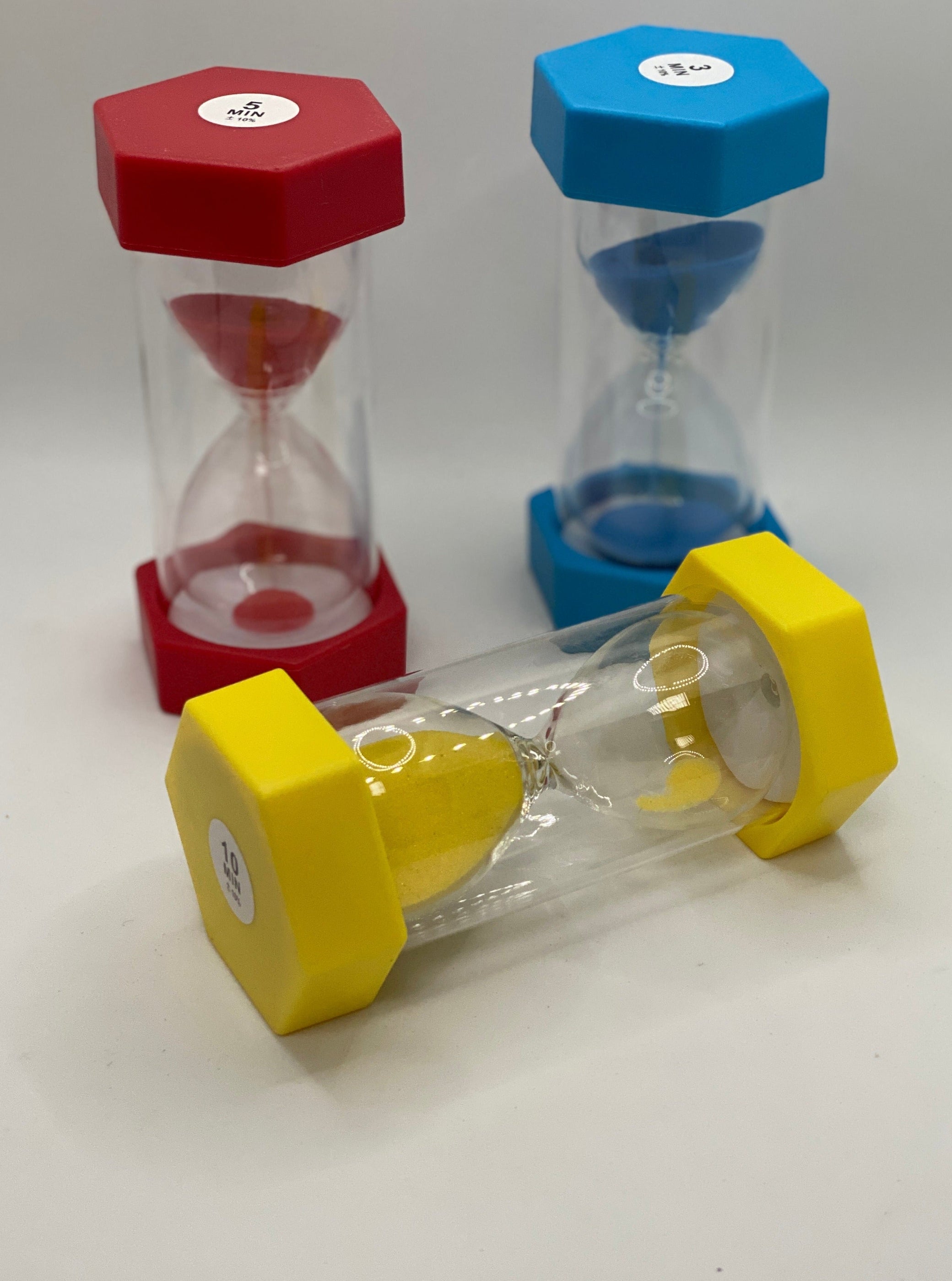 Sand Activity Timer Hourglass Clock for Kids (3 Pack) — The OT Store