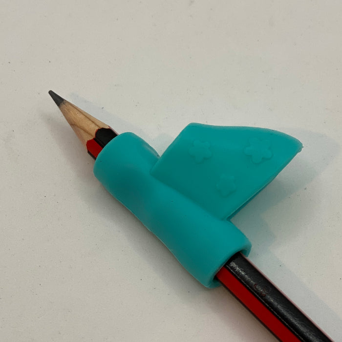 Pointer Pencil Grip Finger Support Aqua