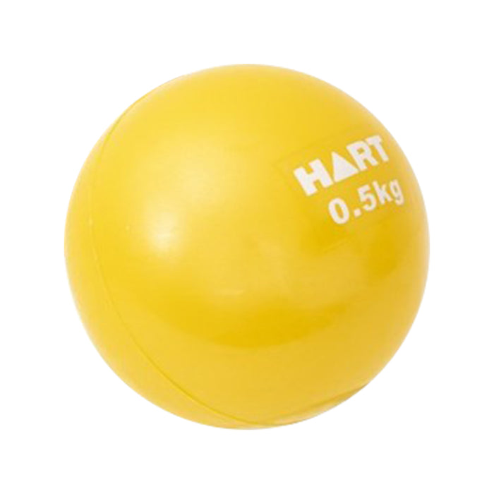 HART Sport Weighted Exercise Balls Yellow 0.5kg