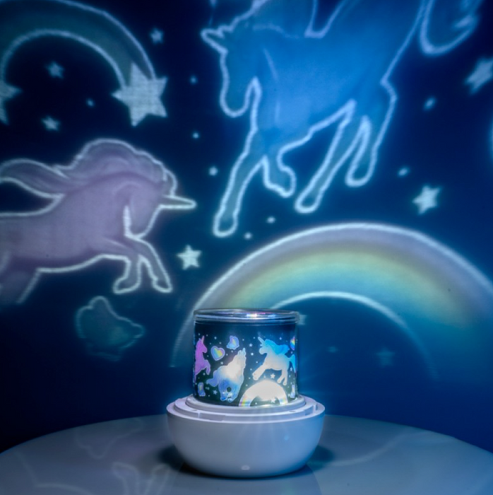 Lil' Dreamers Lumi-Go-Round Rotating Unicorn Projector Night Light