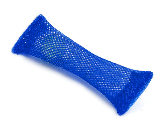 Mesh and Marble Fidget Toy - Blue