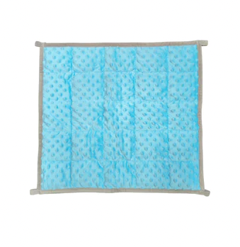 BLUE Weighted Lap Pad Snuggly Tactile Soft Blanket for Kids
