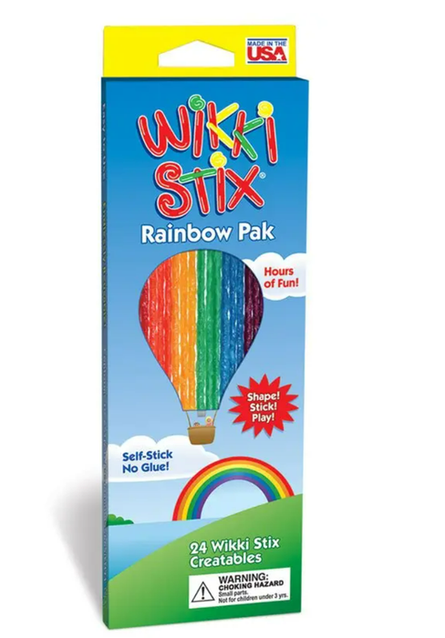 Wikki Stix Rainbow Wax Art & Craft Stick Pack Rainbow