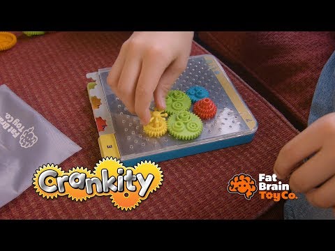 Fat Brain Toys Crankity Gears Problem Solving Puzzle